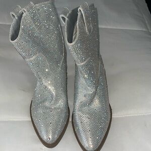 Windsor Short glitter cowboy boots!